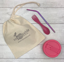 Exclusive to Reyousable - the 4D Pouch reusable carry bag