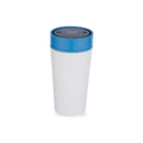 Circular Cup Reusable 12oz 100% Leakproof Cup Medium - Chalk & Pacific Blue