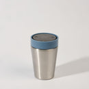 Circular Cup Reusable 8oz 100% Leakproof Stainless Steel Cup Small - Rockpool Blue