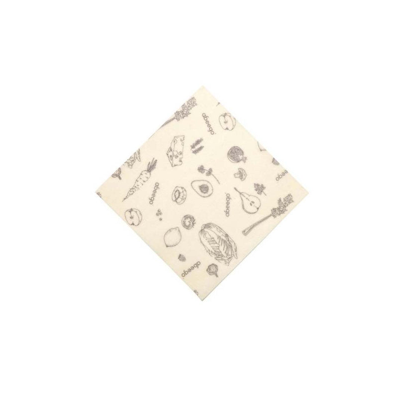 Abeego Beeswax Reusable Food Wraps - Pack of 1 Small Square