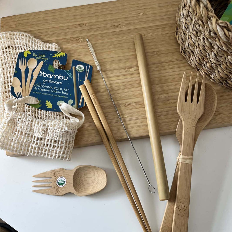 Bambu Bamboo 7 piece Eat/Drink Tool Kit