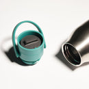 Circular Cup Reusable 1000ml 100% Leakproof Stainless Steel Large Bottle - Aquamarine Green