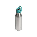 Circular Cup Reusable 500ml 100% Leakproof Stainless Steel Small Bottle - Aquamarine Green