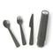 Eku Cutlery Set With Case: Charcoal Grey