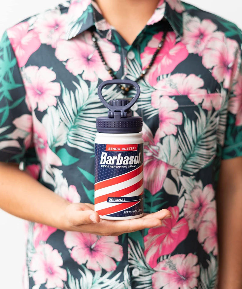 Erik Jurassic Park Barbasol Hot and Cold Stainless Steel Insulated Bottle - 380ml/13oz 4