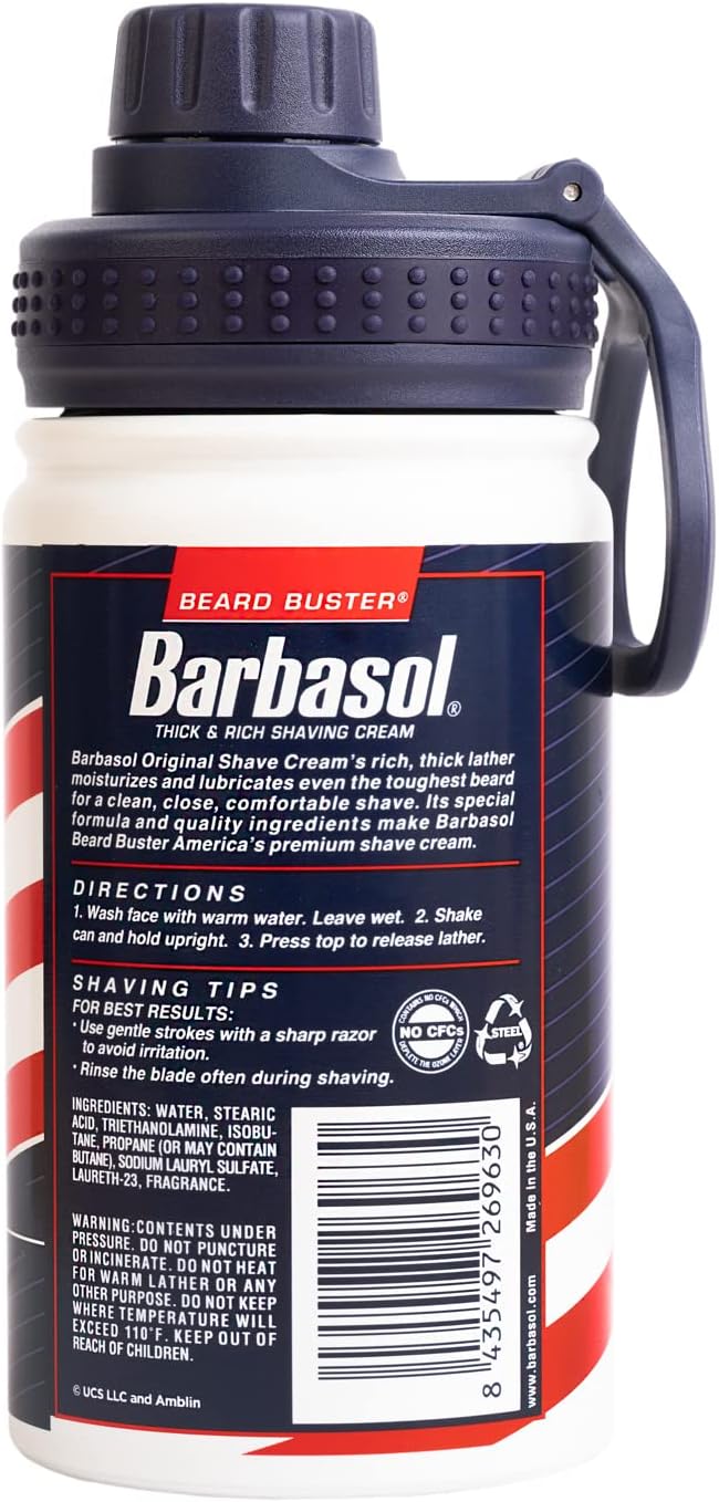 Erik Jurassic Park Barbasol Hot and Cold Stainless Steel Insulated Bottle - 380ml/13oz 8
