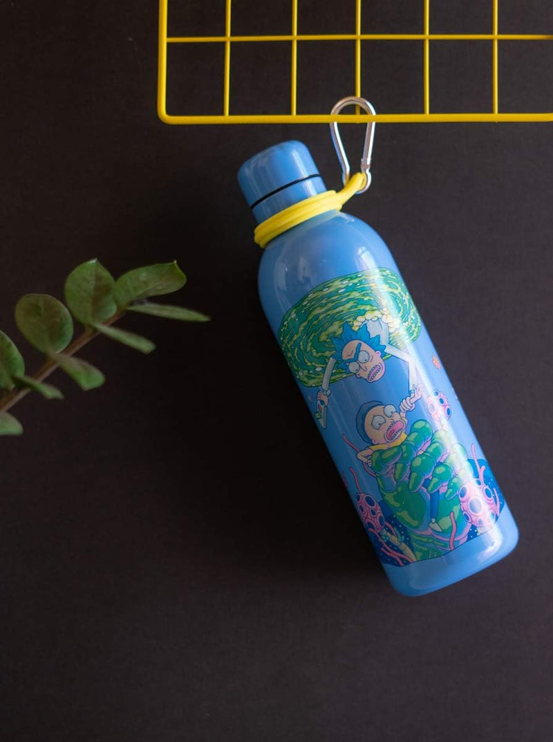 Erik Rick and Morty Hot and Cold Stainless Steel Insulated Bottle - 500ml/17oz  7