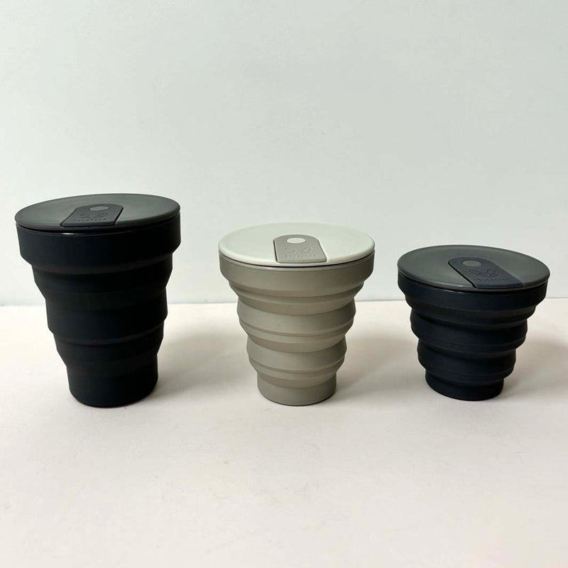 Hunu Collapsible Silicone Cup – 12oz Charcoal