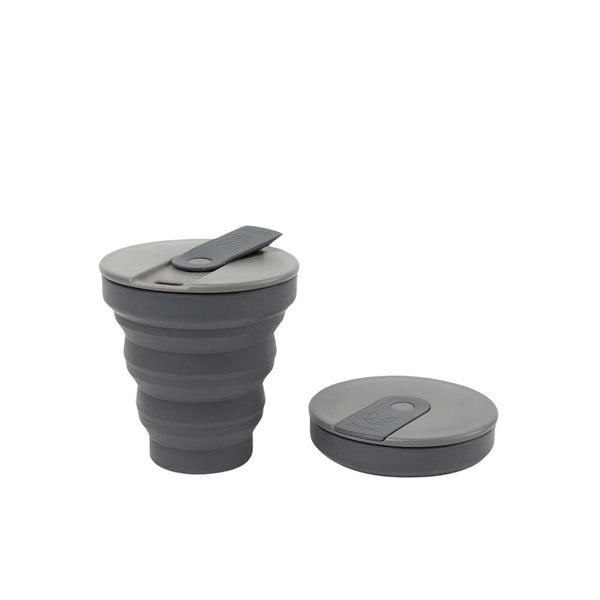 Hunu Collapsible Silicone Cup – 8oz Charcoal