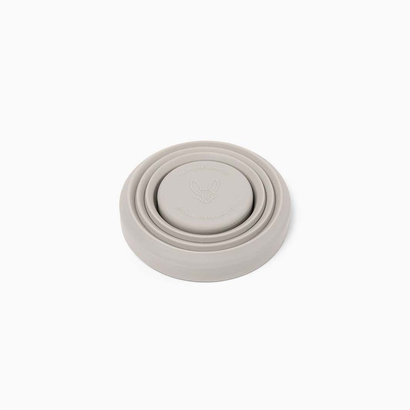 Hunu Collapsible Silicone Cup – 8oz Warm Grey