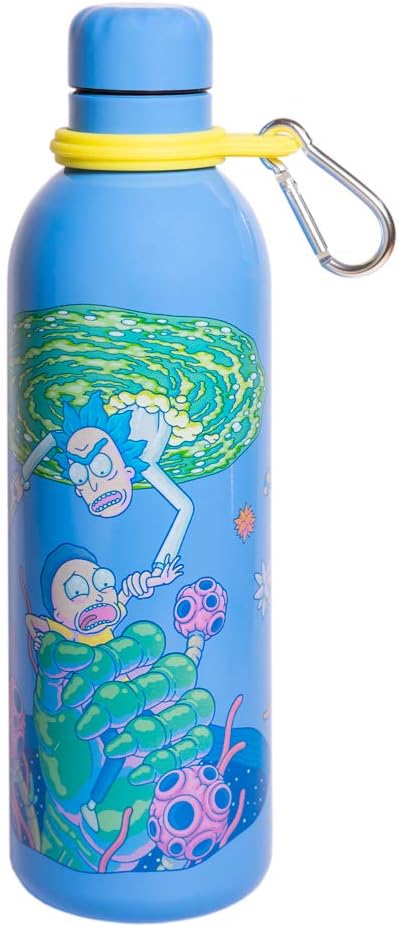 Erik Rick and Morty Hot and Cold Stainless Steel Insulated Bottle - 500ml/17oz