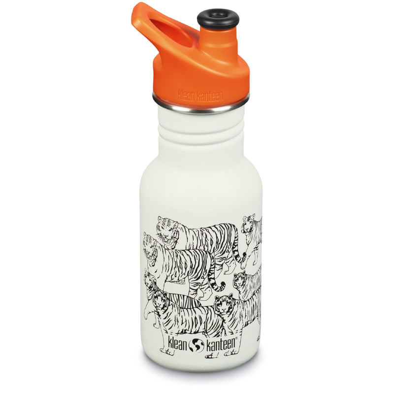 Klean Kanteen Kid Kanteen Reusable Single Wall Bottle: Tigers