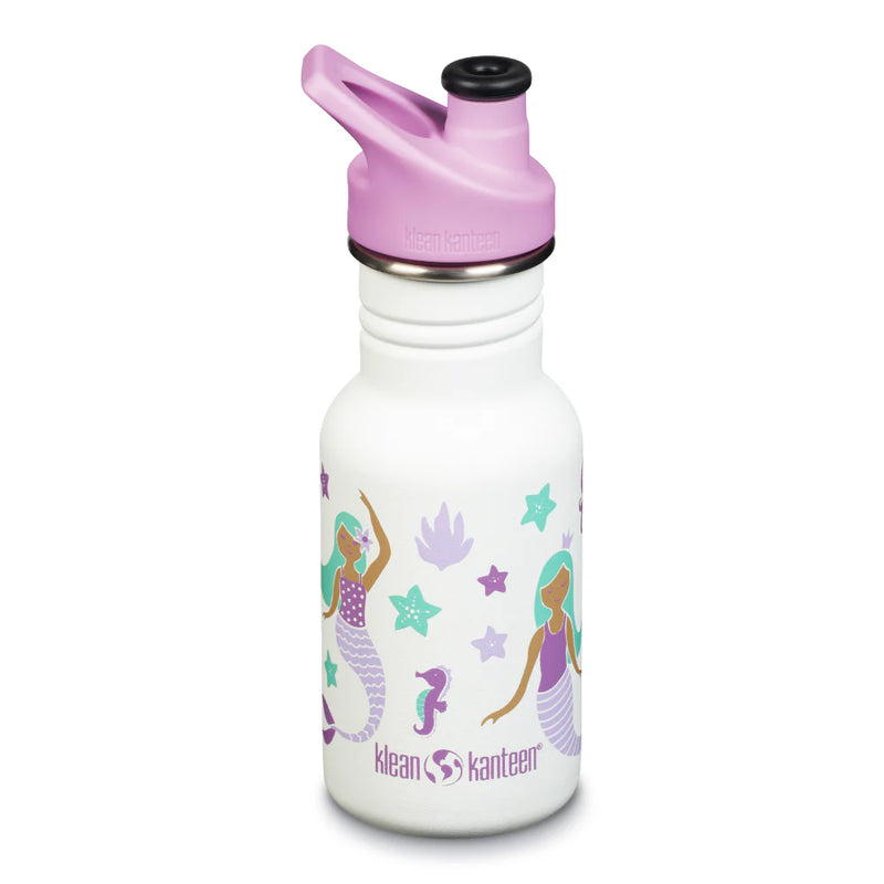 Klean Kanteen Kid Kanteen Reusable Single Wall Bottle: Mermaids