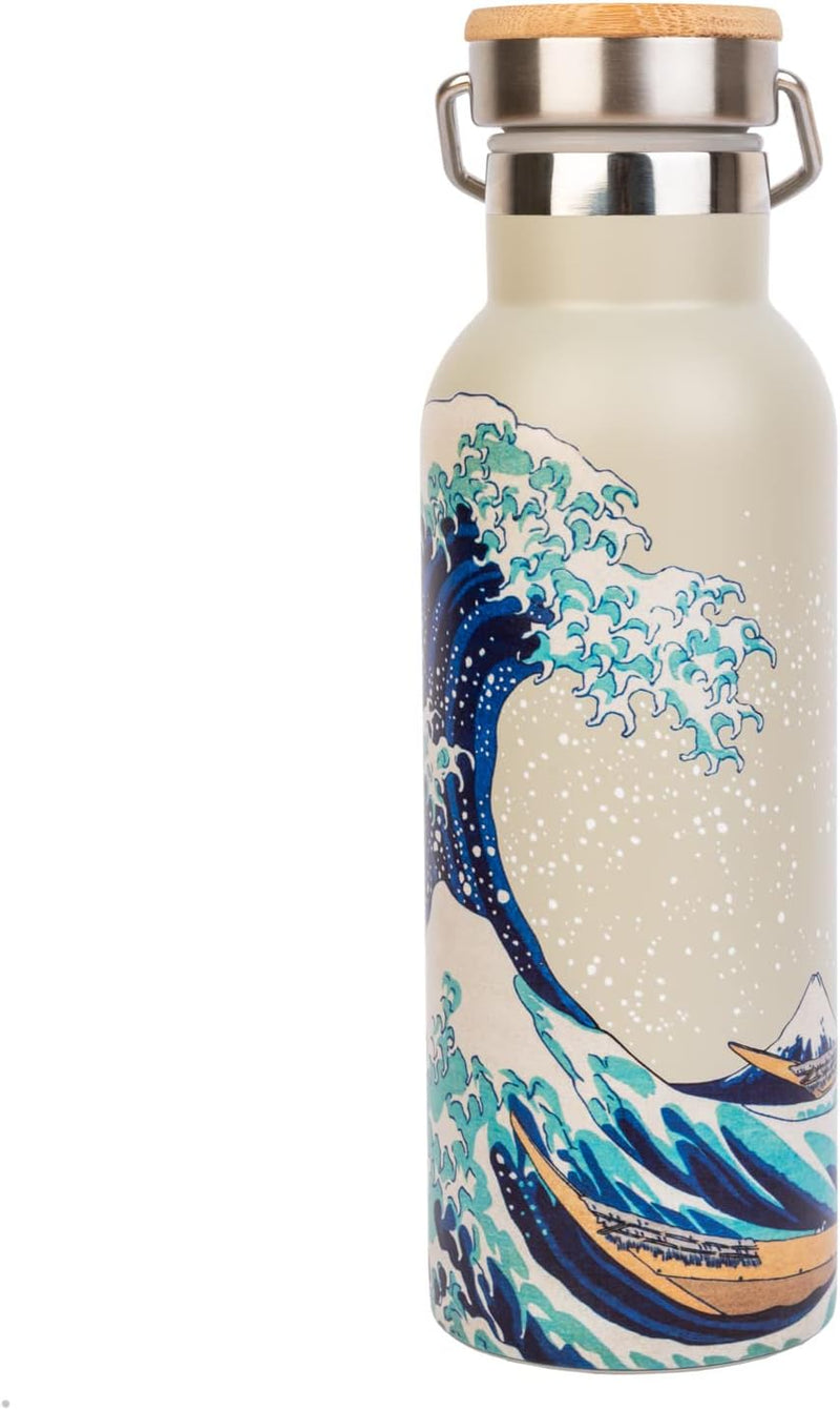 Erik Kokonote Hokusai Hot and Cold Stainless Steel Insulated Bottle - 500ml/17oz