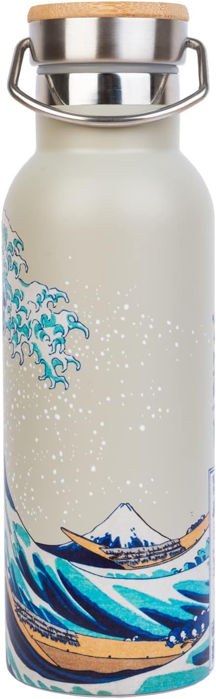 Erik Kokonote Hokusai Hot and Cold Stainless Steel Insulated Bottle - 500ml/17oz