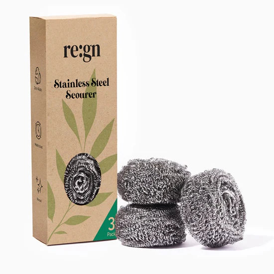 Re:gn Stainless Steel Scourers 3 Pack