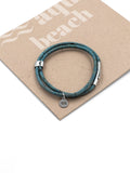 The Sea Shed Aqua Beach Cork (Vegan Leather) Bracelet