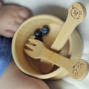 Bambu Kids Bamboo Fork & Spoon ( 18mths+)