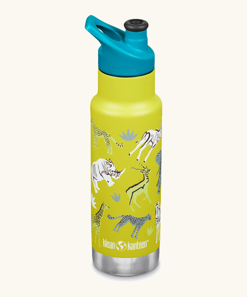 Klean Kanteen Kid Kanteen Reusable Vacuum Insulated Bottle: Safari