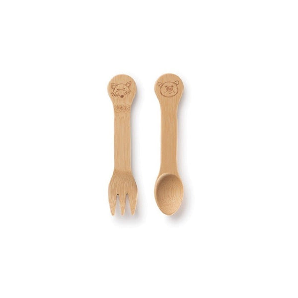 Bambu Kids Bamboo Fork & Spoon ( 18mths+)