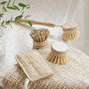 Jungle Culture Bamboo Dish Brush Set | Washing Up Cleaning Brushes 4pcs