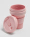 Stojo Brooklyn 12oz Collapsible Reusable Cup: Carnation Pink
