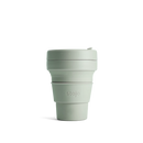 Stojo Brooklyn Pocket 12oz Collapsible Reusable Cup: Sage Green