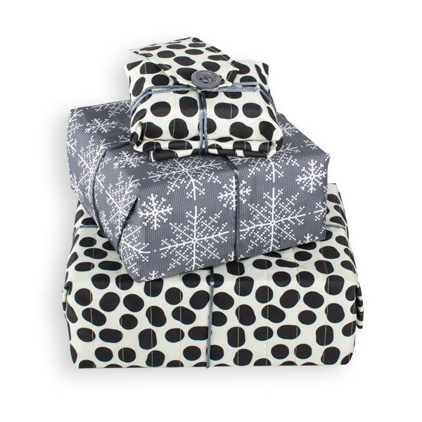 Wrag Wrap Reusable Reversible Crackle Wrap: Spots & Flakes