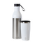 Cupple reusable water bottle and insulated reusable cup white
