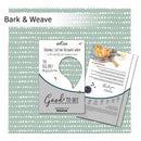 GoodToBee Reusable Beeswax Food Wrap - Extra large Bark & Weave