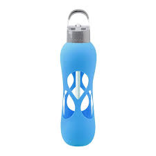 Bobble Pure Reusable Glass Bottle: Fresh Blue