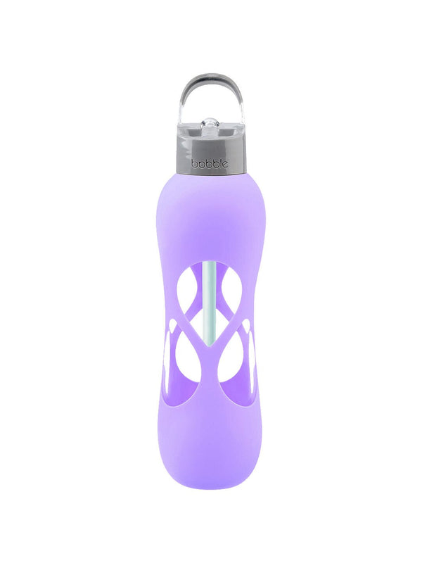 Bobble Pure Reusable Glass Bottle: Lavender
