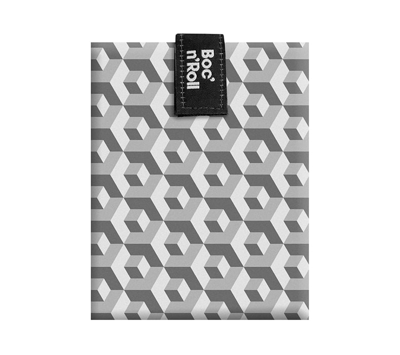 Boc 'n' Roll Reusable Sandwich Wrap : Tiles Black