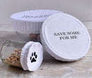 Bowl Over Reusable Cotton Bowl Covers: Set of 3 messages and image