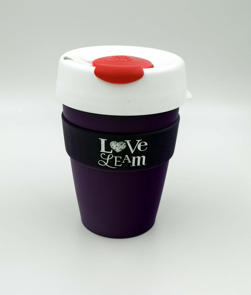 KeepCup Love Leam KeepCup Original Medium - Pink/White/Purple