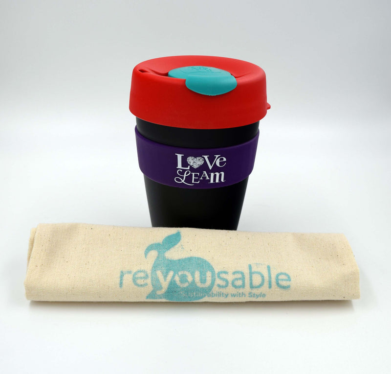 KeepCup Love Leam KeepCup Original Medium - Turq/Red/Aub