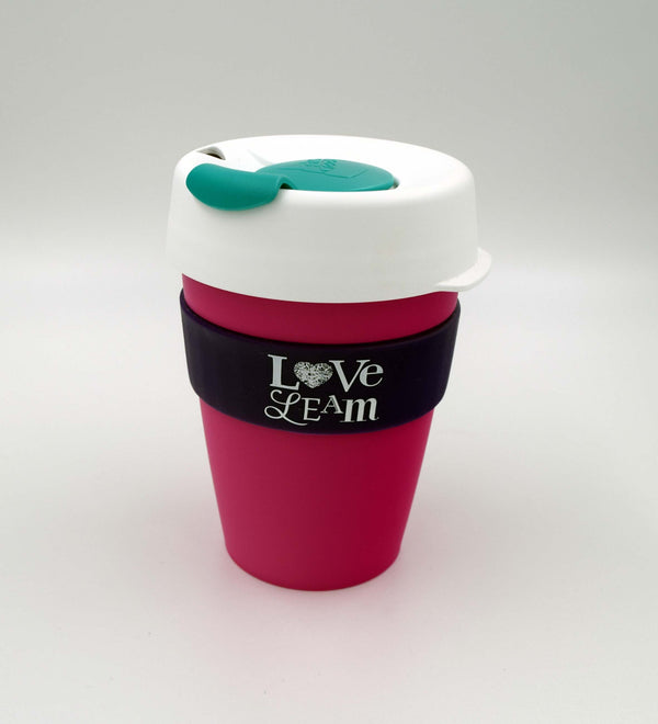 KeepCup Love Leam KeepCup Original Medium - Turq/White/Pink