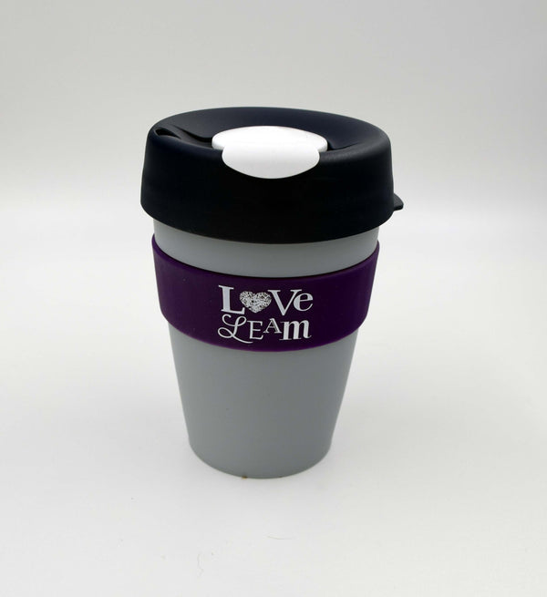 KeepCup Love Leam KeepCup Original Medium - White/Navy/Grey