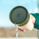 Circular Cup Reusable 100% Leakproof Cup - Cream and Honest Green
