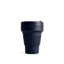 Stojo Brooklyn 8oz Collapsible Reusable Cup: Denim Blue