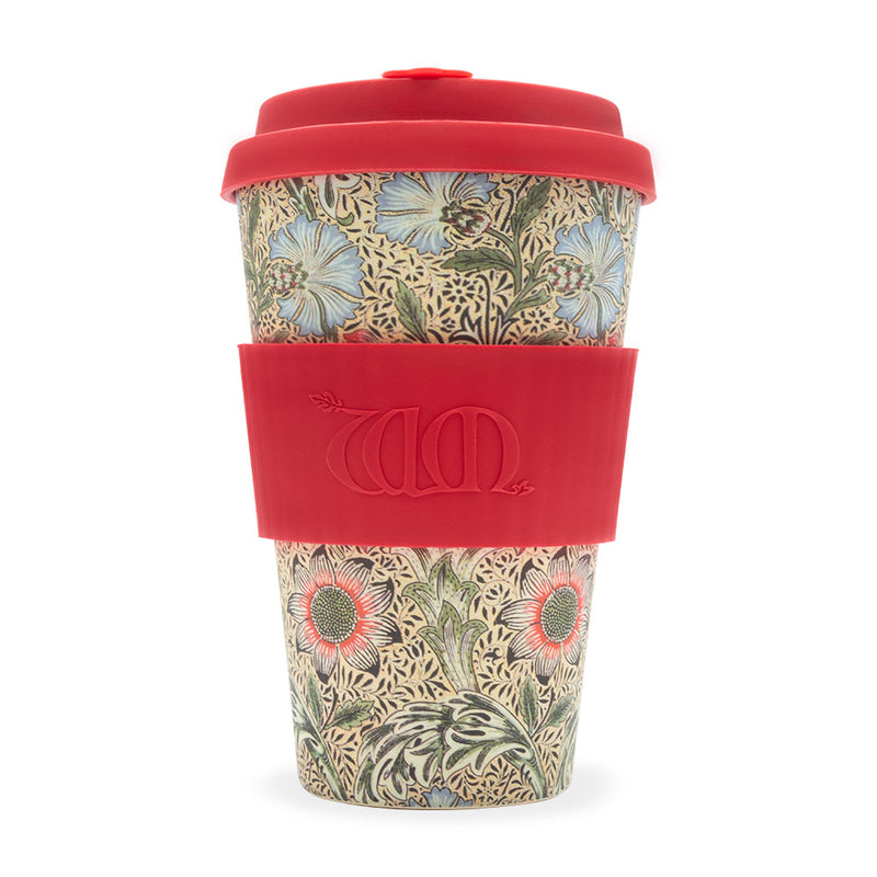 William Morris Ecoffee Reusable Cup Corncockle 14oz 400ml
