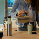 Cupple - Reusable Cup + Bottle Twisted Together into One - Sea Green