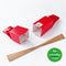 NEW DESIGN Reusable Christmas Crackers: Christmas Red