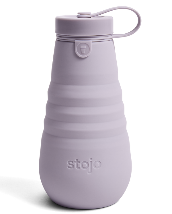 Stojo Collapsible Reusable Bottle 20oz: Lilac