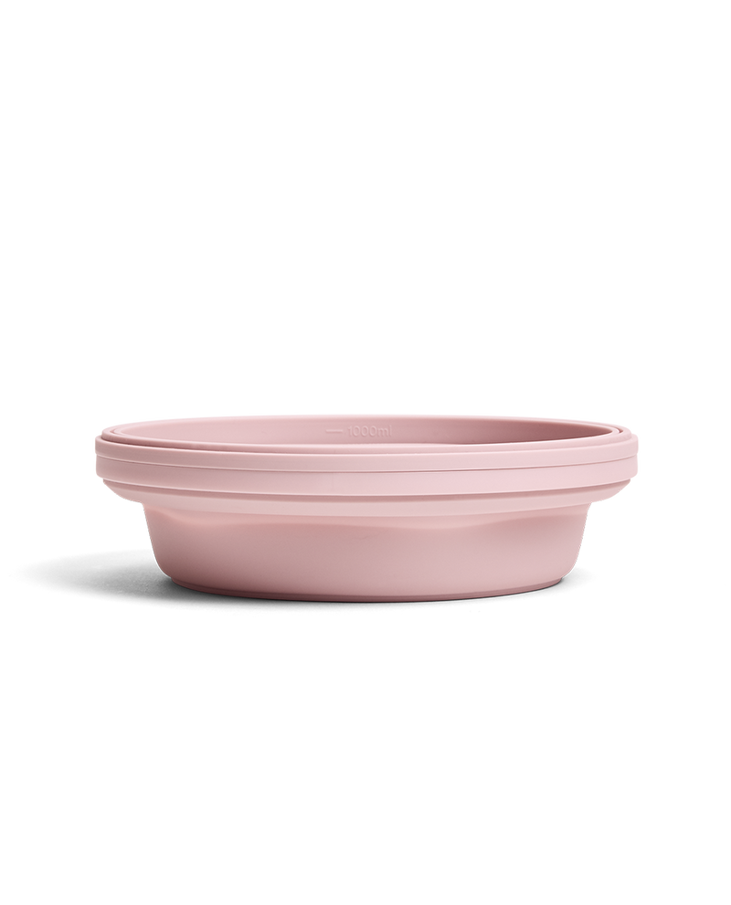 Stojo Collapsible Reusable Bowl: Carnation Pink