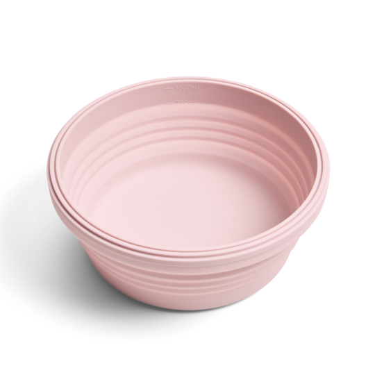 Stojo Collapsible Reusable Bowl: Carnation Pink