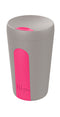 Hip Reusable Travel Cup - Stone Grey & Hot Pink