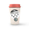 Circular Cup NOW Reusable Cup - Cream and Caught Out Coral