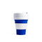 Stojo Pocket 12oz Collapsible Reusable Cup: Blue