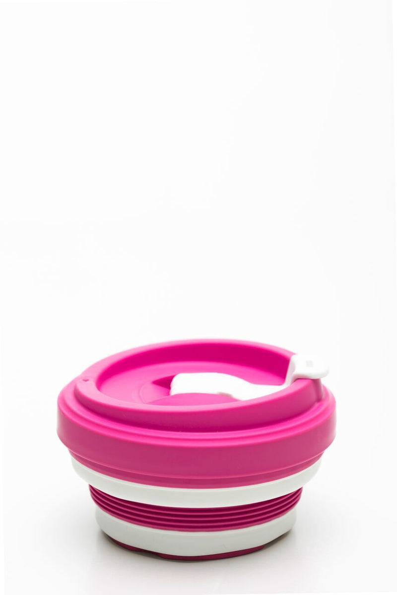 Pokito Collapsible Reusable Cup: Raspberry Pink